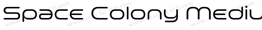 Space Colony Medium字体转换